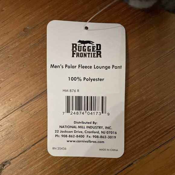 Rugged Frontier Mens Size XL Plaid Fleece Loungewear Sleep Pant NEW - Picture 5 of 8